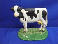 Cast Iron Cow Door Stop