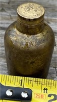 2 1/4" Brass Oil Bottle