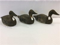 Lot of 3 Decoys Including Realistic WI Decoy Co.