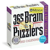 $16  Mensa 365 Brain Puzzlers Calendar 2021