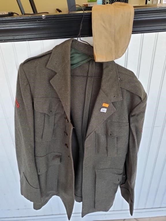 Military Jacket with Hat