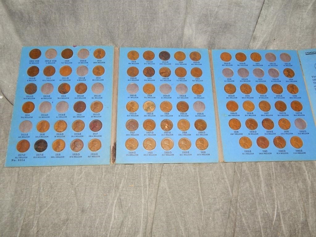 Lincoln Cent in book 1909 & Up has some semi keys