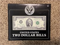 UNITED STATES TWO DOLLAR BILLS SSCA UNCUT