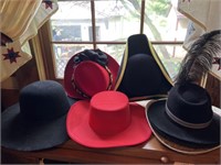 Assorted Hats, Etc.