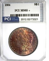 1884 Morgan MS65+ LISTS $450