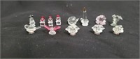 Miniature Cut Crystal Figurines