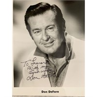 Don DeFore signed photo