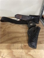 Viking Law Enforcement Leather Belt w/Holster