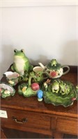 Ceramic Frog Collection