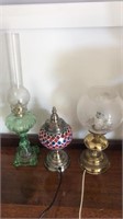 3 x Assorted Lamps