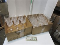 Nice lot of crystal glasses