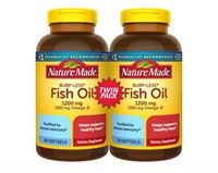 2pack Fish Oil 1,200 mg.
 Nature Made