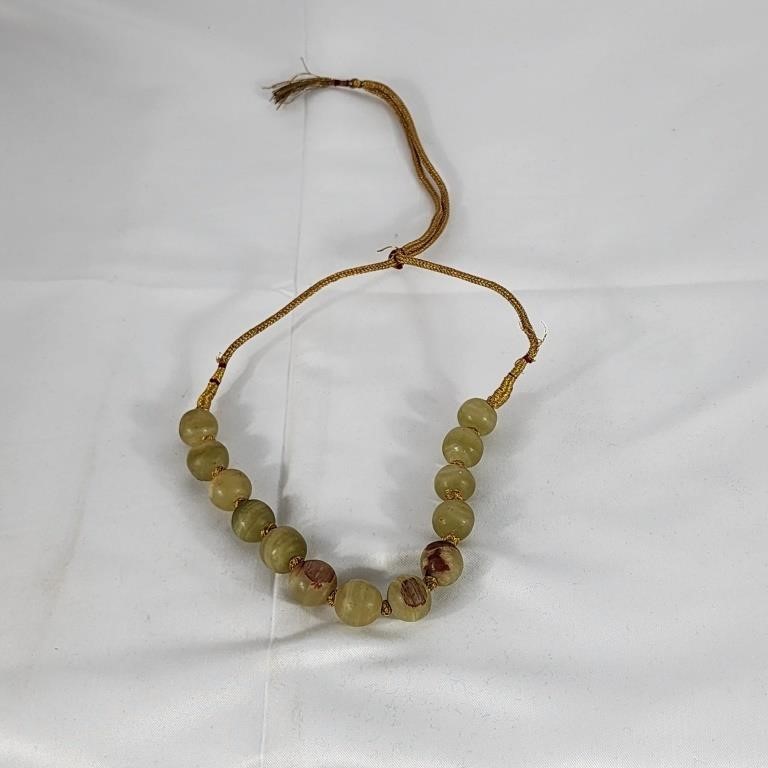 Lemon jade Prayer Beads