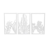 Seaweed Panel Wall Art, Set of 3