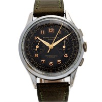 Vintage Baume Mercier Chronograph Steel Watch