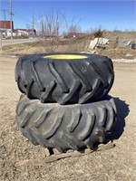 Two Goodyear 23.1-26 Tires