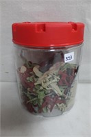 LARGE JAR OF TOY SOLDIERS