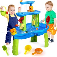 3-Tier Kids Water Table for Outdoors Play