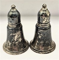 Pair of Duchin Weighted Sterling S&P Shakers