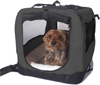 2PET Foldable Dog Crate  24L x 17W x 17H