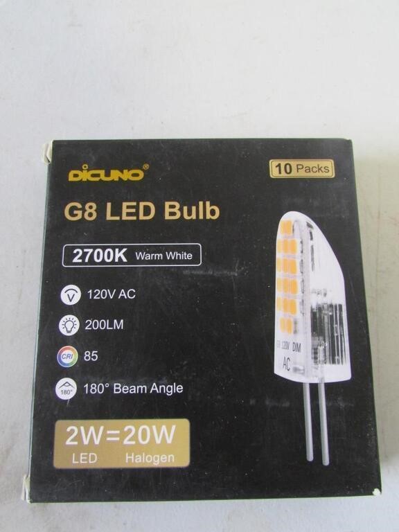 NEW G8 LED Bulbs 10 total