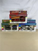 Mega Emergency Army & Police die cast sets