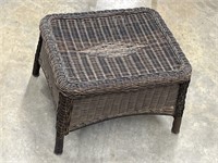Small Wicker Short Table 20in x 13in Style #1