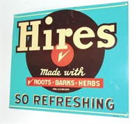 HIRES ROOT BEER SODA POP TIN ADVERTISING SIGN