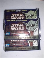Lot of 5 2004 Star Wars Clone Wars Packs