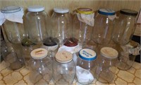 17 gallon glass screw top jars