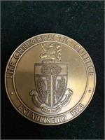 1974 CHIROPRACTIC COLLEGE 3 “ MEDALLION