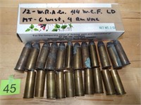 44 WCF Rnds 12ct w/ 10ct Fired Brass