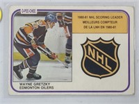 1982 OPC Wayne Gretzky Card