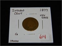 1877 Indian Cent G  (Key Date)***