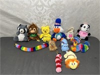 Assortment of stuffed animals