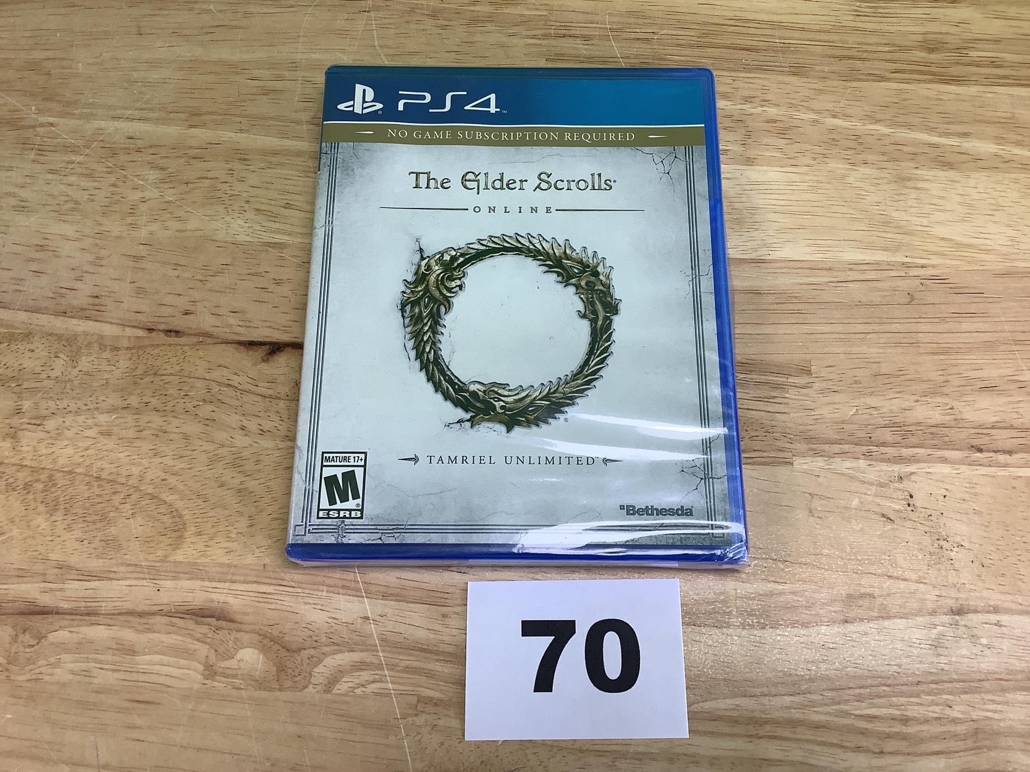 The Elder Scrolls Online Tamriel Unlimited for PS4