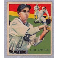 1935 Diamond Stars Creased Luke Appling Hof