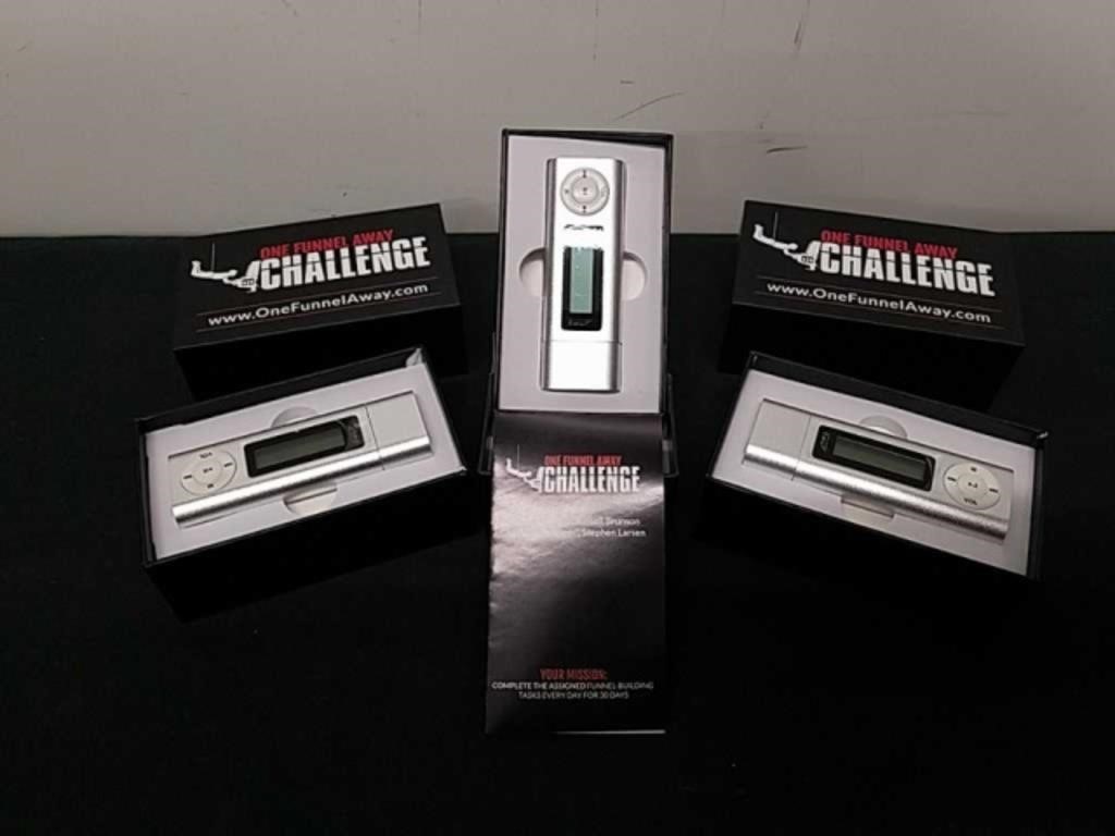 3 one funnel away challenge MP3 players