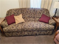 FLORAL DESIGN COUCH 90" X 38" X 39"