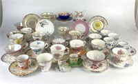 Selection of Vintage Cups & Saucers