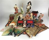 Assortment of Asian Souvenirs