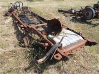 Lot 3 different vehicle frames and parts