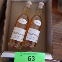 2 UNOPENED LEOPOLD GOURMEL COGNAC (50 ML)