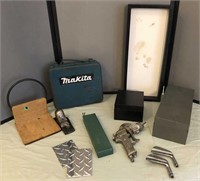 Collection of Metal Boxes, Diamond Tread & more