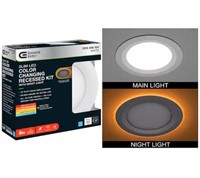 6” Canless LED Recessed Light Trim w Night Light