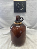 brown glass jug