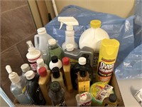 An array of household products.