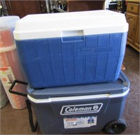 2 Coleman Coolers