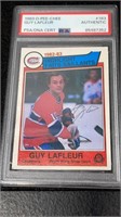 Guy Lefleur PSA Authenticated Signature #183 Card