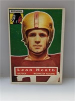 1956 Topps #25 Leon Heath (SP) Washington Redskins